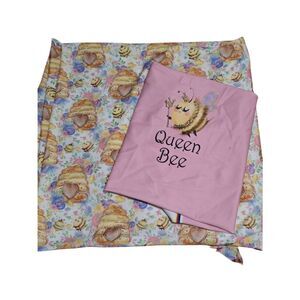 1 1/2 Yards Kammie Lou Lou Custom Swim Fabric and Matching Panel in Queen Bee